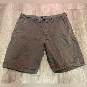 American Eagle Shorts Men 34 Gray Classic Length True Original